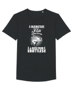 RESCUE Tricou mânecă scurtă guler larg Bărbat Skater
