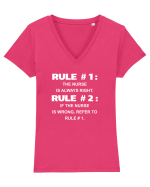NURSE Tricou mânecă scurtă guler V Damă Evoker