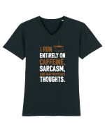 COFFEE Tricou mânecă scurtă guler V Bărbat Presenter