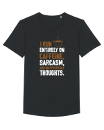 COFFEE Tricou mânecă scurtă guler larg Bărbat Skater