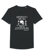 Memento Mori Tricou mânecă scurtă guler larg Bărbat Skater