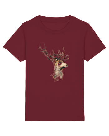 Cerb desen Burgundy