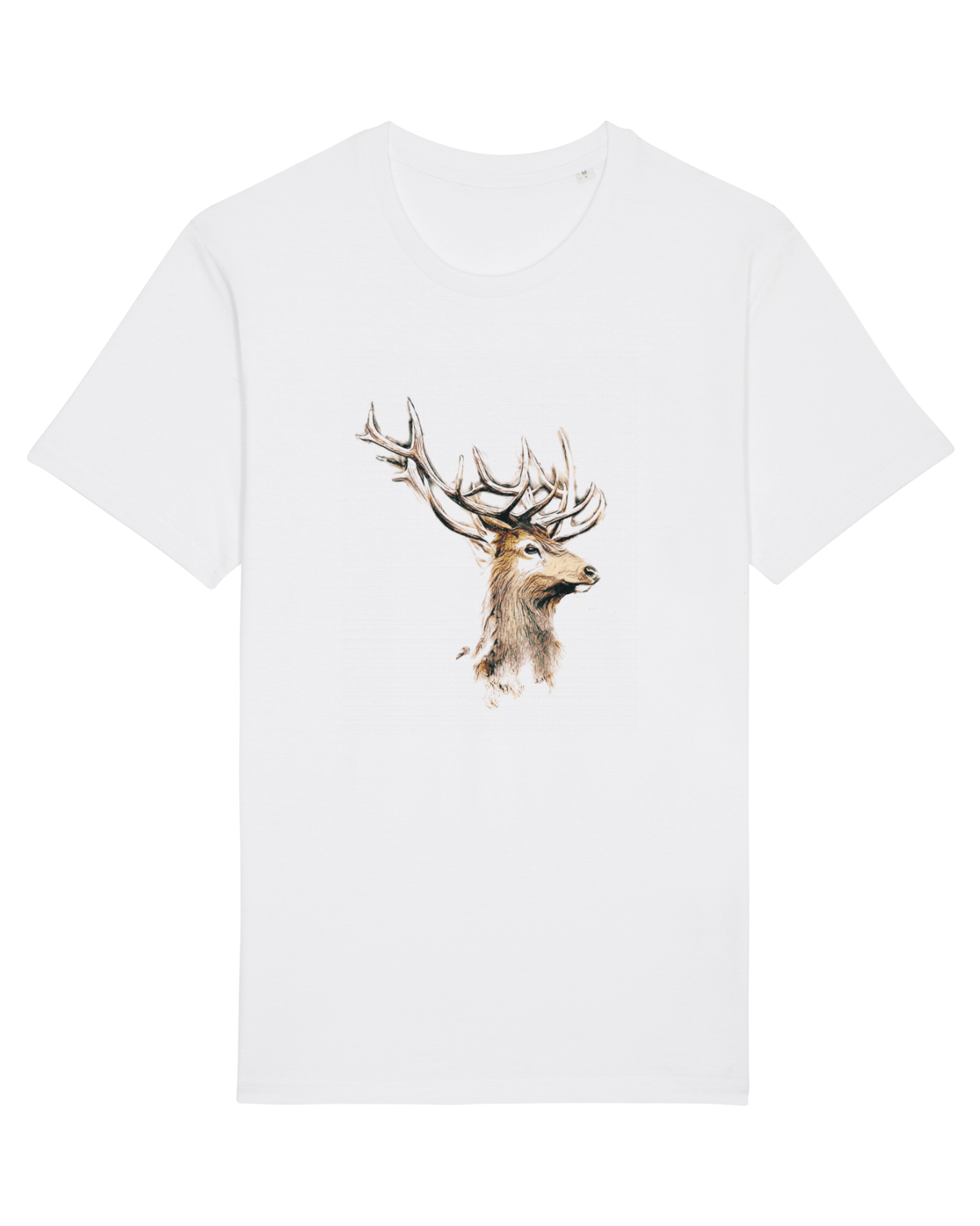 Tricou mânecă scurtă Unisex Rocker White