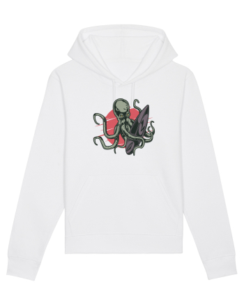 Surfing Octopus White