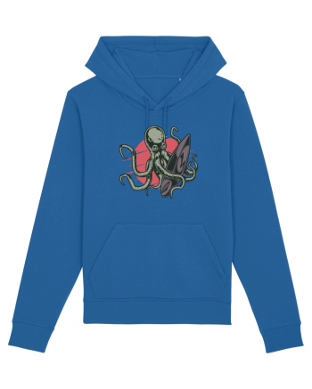 Surfing Octopus Royal Blue