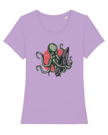 Surfing Octopus Lavender Dawn