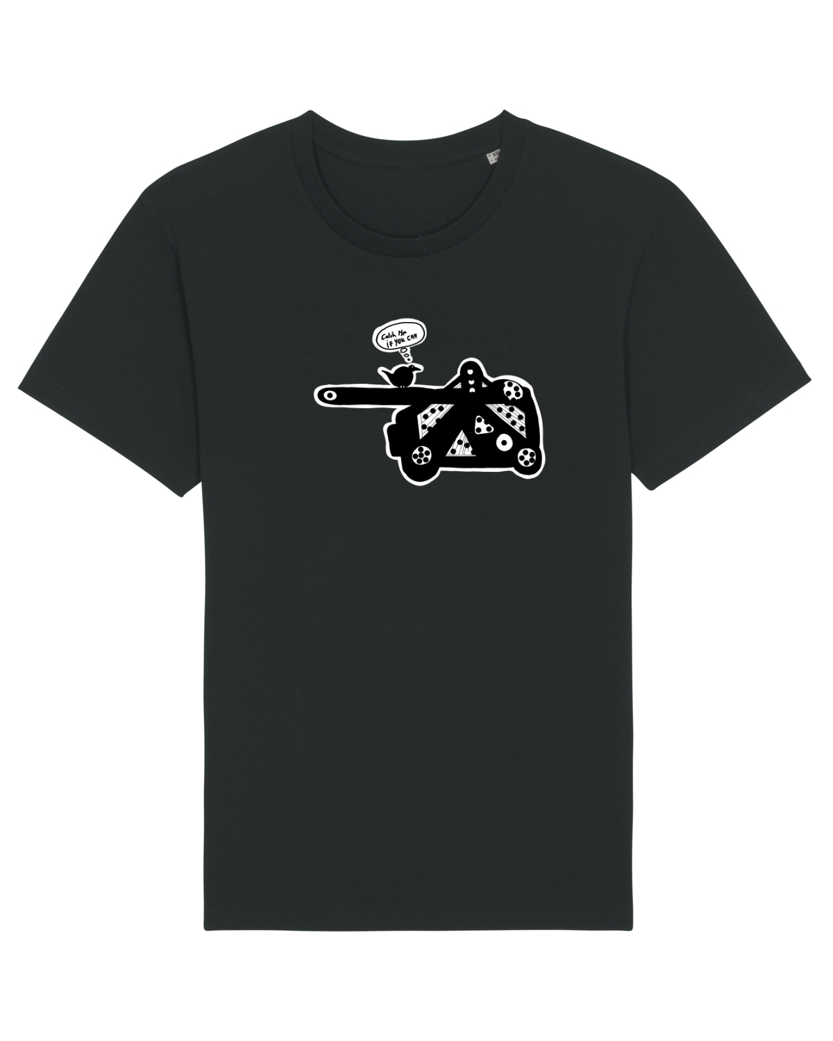 Tricou mânecă scurtă Unisex Rocker Black
