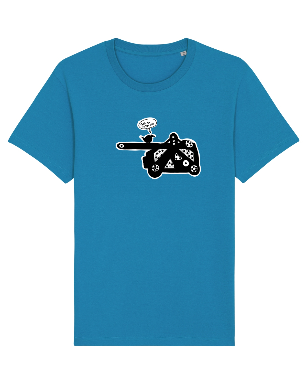 Tricou mânecă scurtă Unisex Rocker Azur