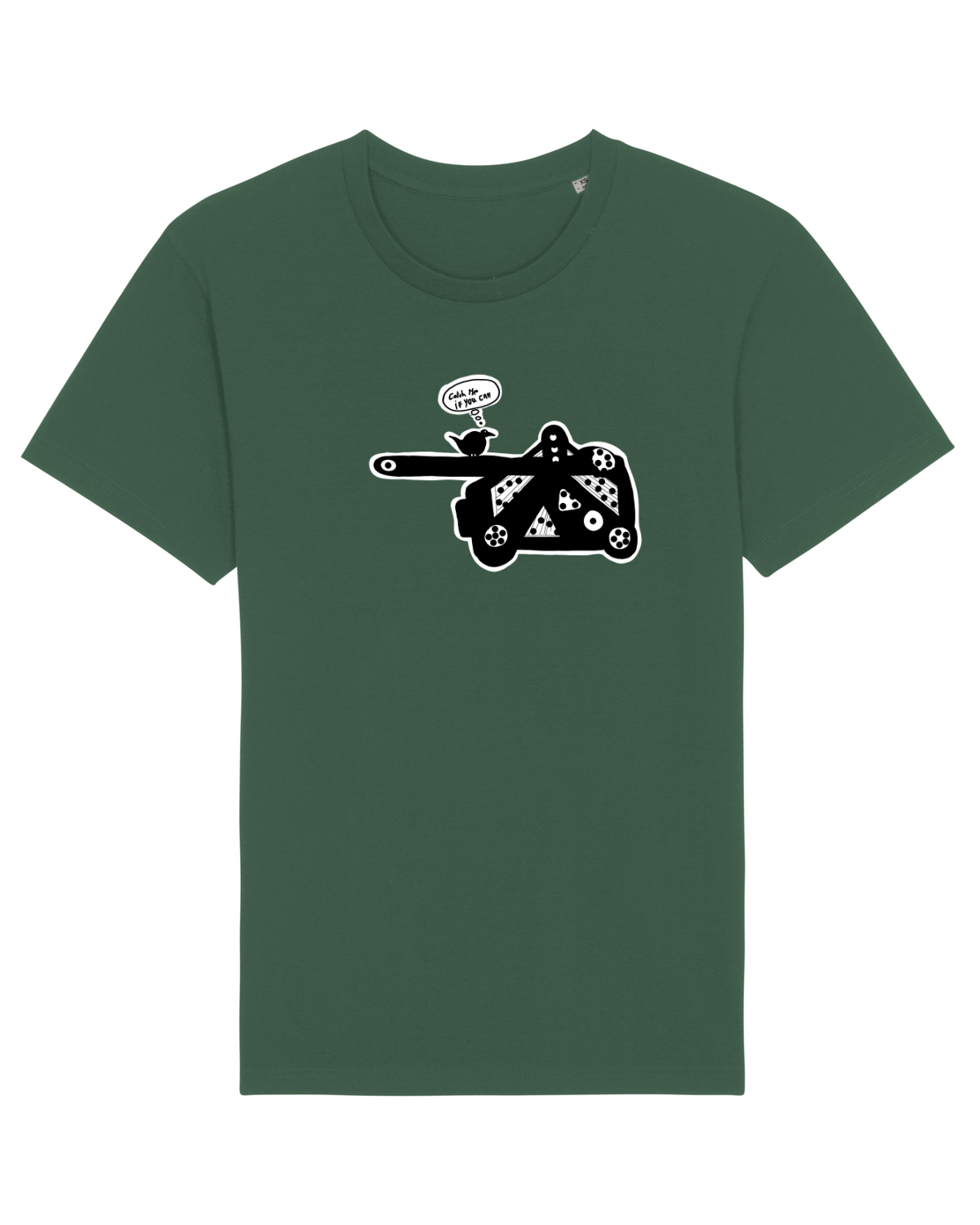 Tricou mânecă scurtă Unisex Rocker Bottle Green