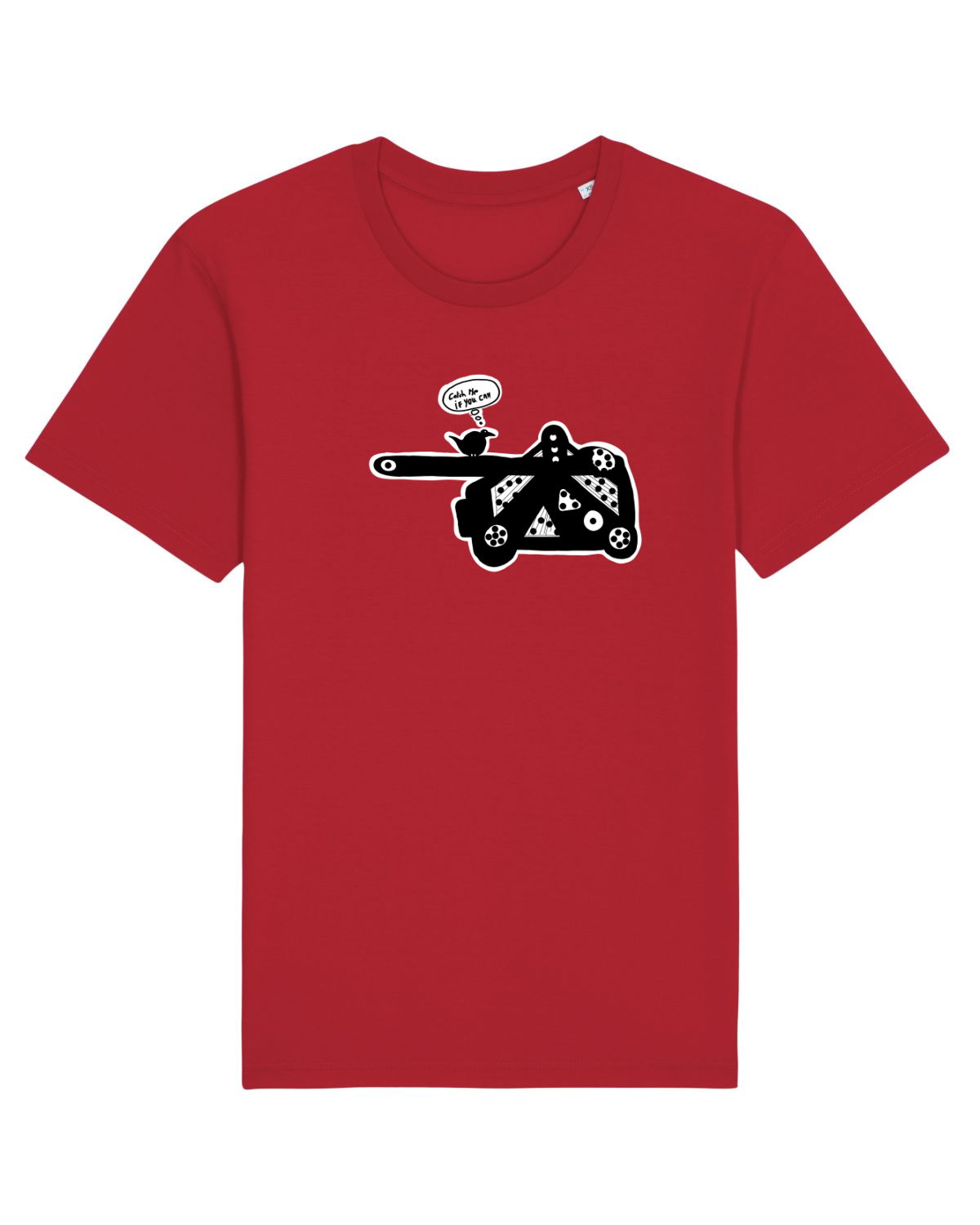 Tricou mânecă scurtă Unisex Rocker Red