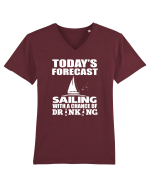SAILING Tricou mânecă scurtă guler V Bărbat Presenter
