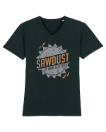 SAWDUST Tricou mânecă scurtă guler V Bărbat Presenter