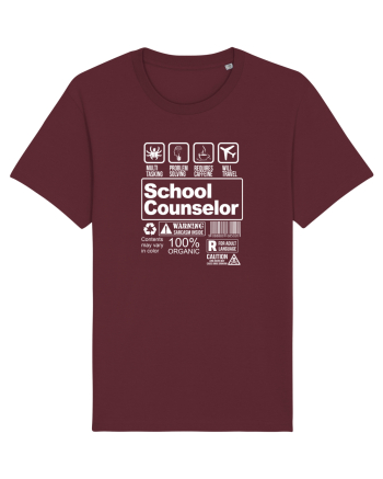 SCHOOL COUNSELOR Burgundy
