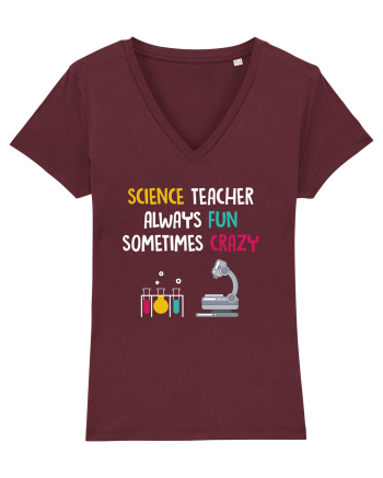 SCIENCE TEACHER Burgundy
