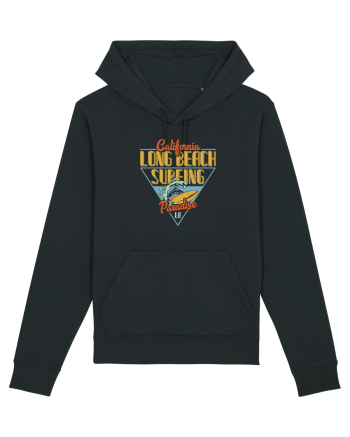 California Long Beach Surfing Paradise Black