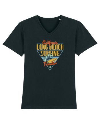 California Long Beach Surfing Paradise Black