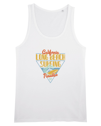 California Long Beach Surfing Paradise White