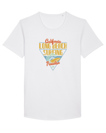 California Long Beach Surfing Paradise White