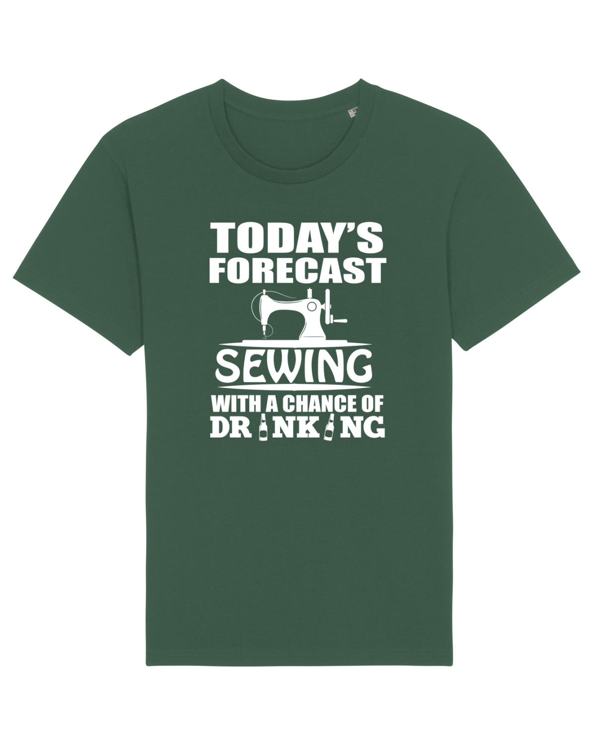 Tricou mânecă scurtă Unisex Rocker Bottle Green