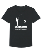 FISHING Tricou mânecă scurtă guler larg Bărbat Skater