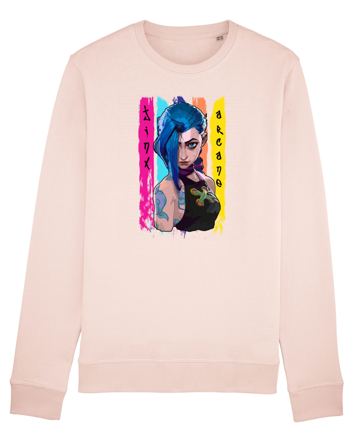 Bluză mânecă lungă Unisex Rise Candy Pink