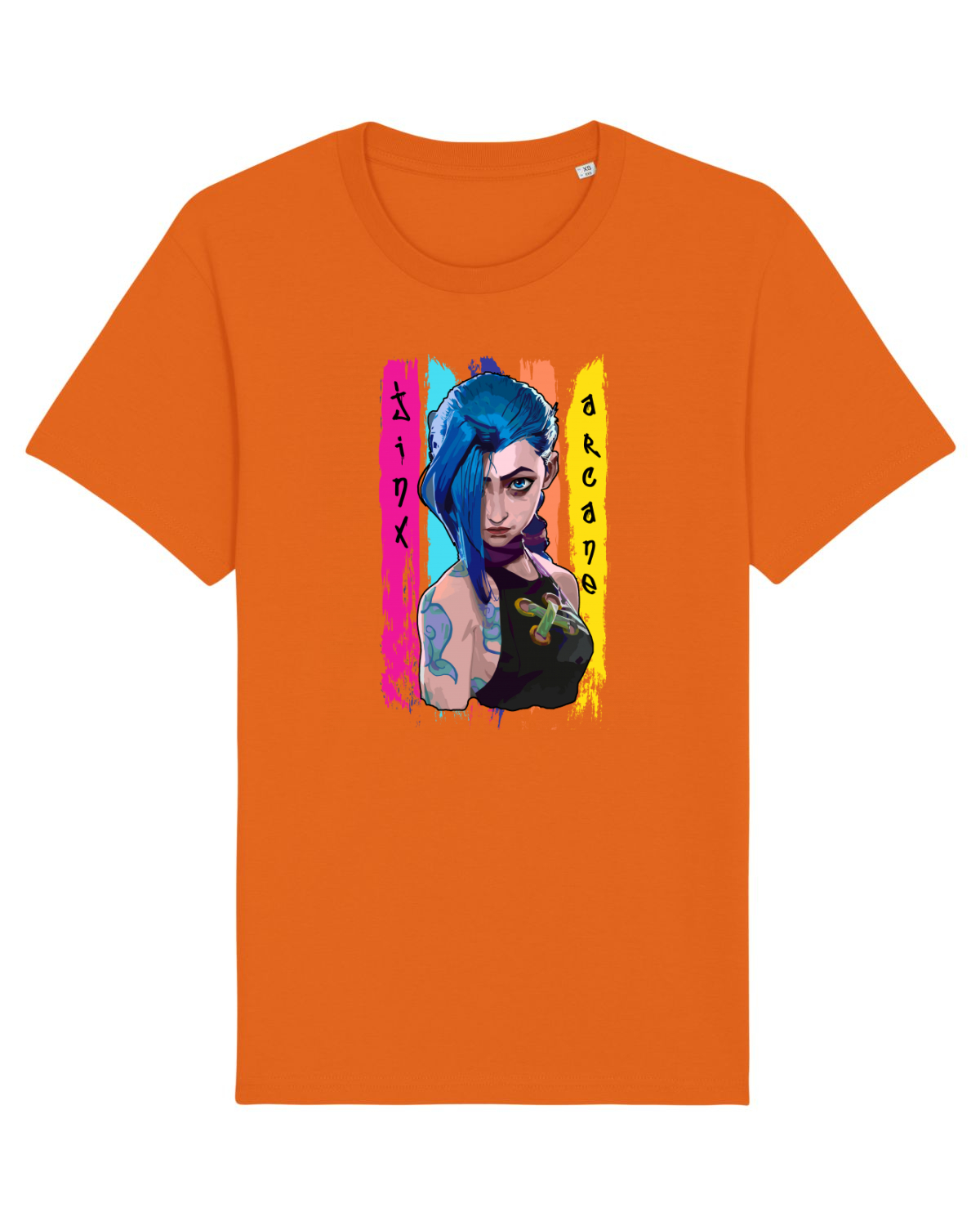 Tricou mânecă scurtă Unisex Rocker Bright Orange