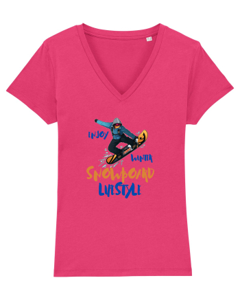 Enjoy Winter - Snowboard Lifestyle Raspberry