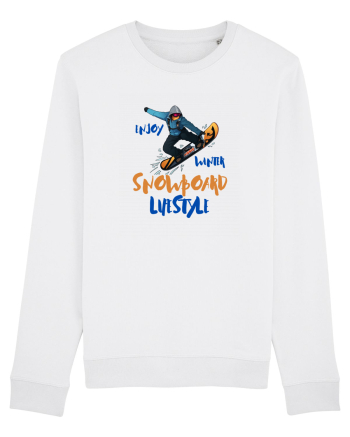 Enjoy Winter - Snowboard Lifestyle White
