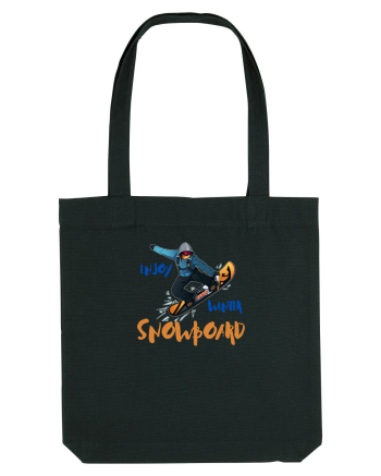 Enjoy Winter - Snowboard  Black