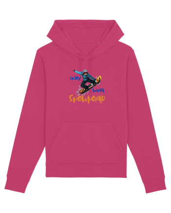 Enjoy Winter - Snowboard  Raspberry