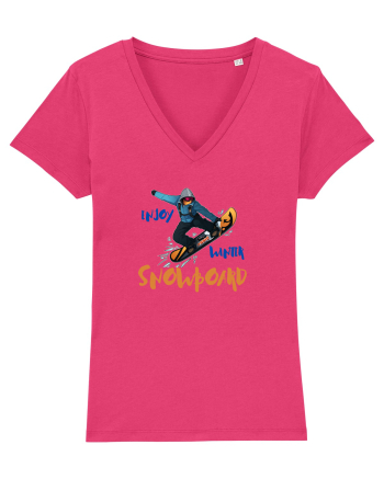 Enjoy Winter - Snowboard  Raspberry