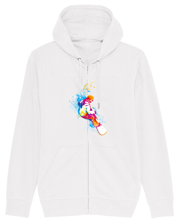Just Snowboard  White