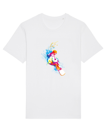 Just Snowboard  White