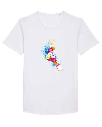 Just Snowboard  White