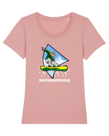 Snowboarding  Canyon Pink