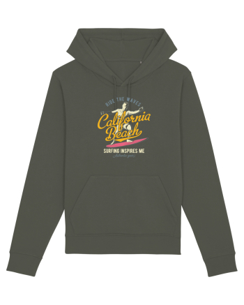 Ride the Waves California Beach Khaki