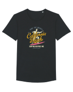 Ride the Waves California Beach Tricou mânecă scurtă guler larg Bărbat Skater
