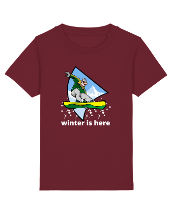 Winter Is Here Burgundy
