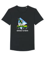 Winter Is Here Tricou mânecă scurtă guler larg Bărbat Skater