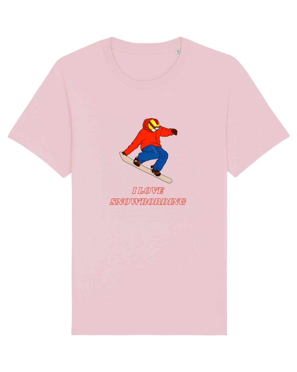 Tricou mânecă scurtă Unisex Rocker Cotton Pink