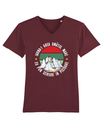 Iarna-i grea omatul mare Burgundy