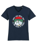 Iarna-i grea omatul mare Tricou mânecă scurtă guler V Bărbat Presenter
