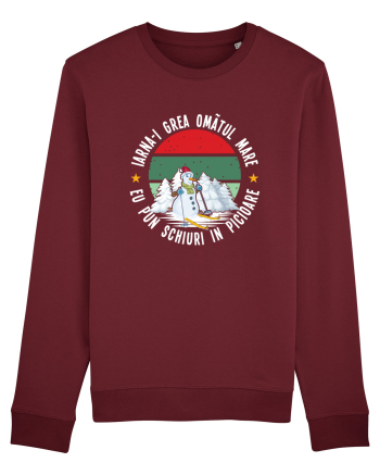 Iarna-i grea omatul mare Burgundy