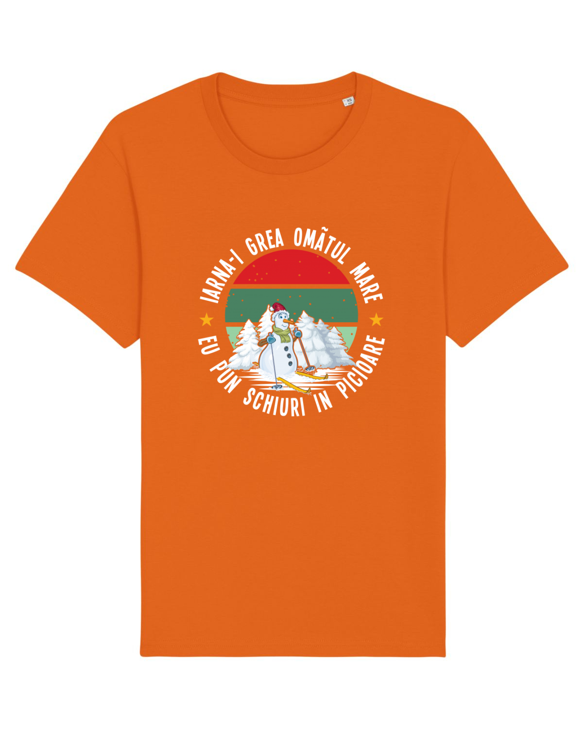 Tricou mânecă scurtă Unisex Rocker Bright Orange