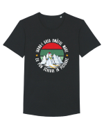 Iarna-i grea omatul mare Tricou mânecă scurtă guler larg Bărbat Skater