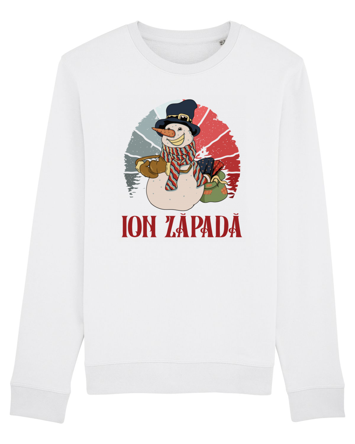 Bluză mânecă lungă Unisex Rise White