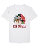 Ion Zăpadă - Haioase de Crăciun Tricou mânecă scurtă guler larg Bărbat Skater