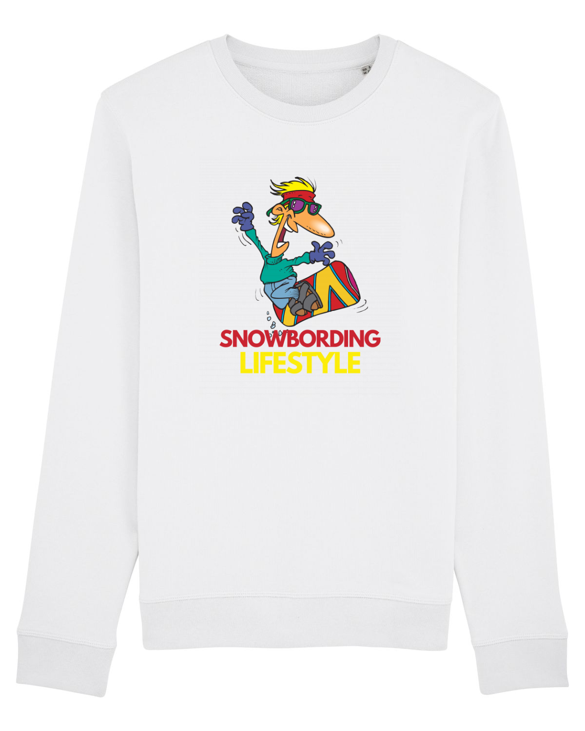 Bluză mânecă lungă Unisex Rise White