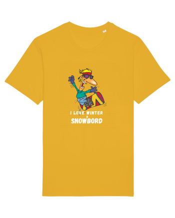 I Love Winter & Snowboard Spectra Yellow