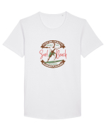 Surfing Fanatic Malibu Tricou mânecă scurtă guler larg Bărbat Skater